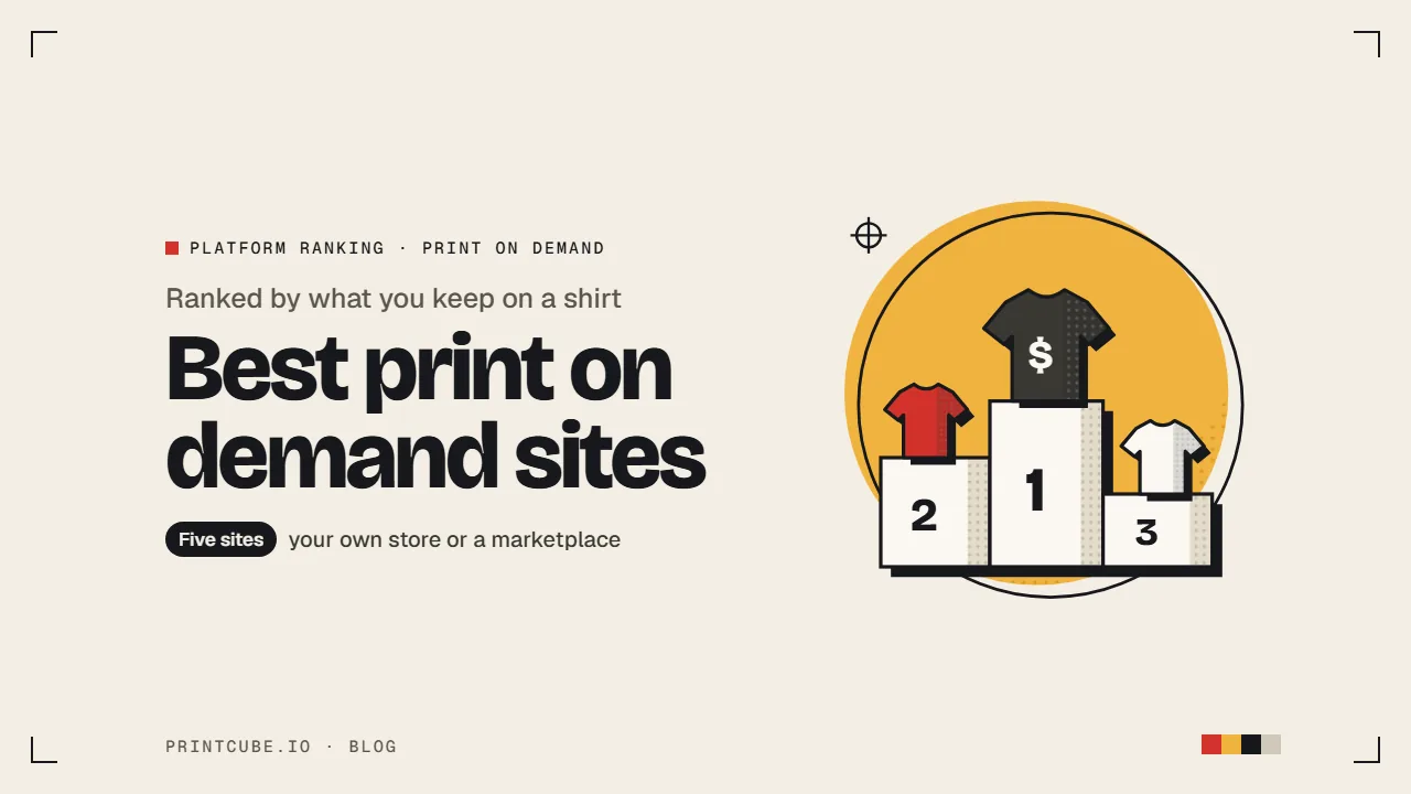 Best Print on Demand Sites, Ranked by What You Keep
