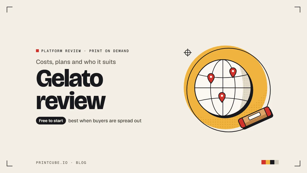 Gelato Print on Demand Review: Costs, Plans and Who It Suits