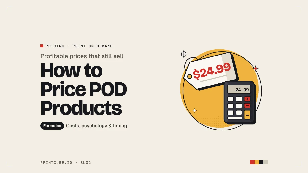 How to Price Print on Demand Products