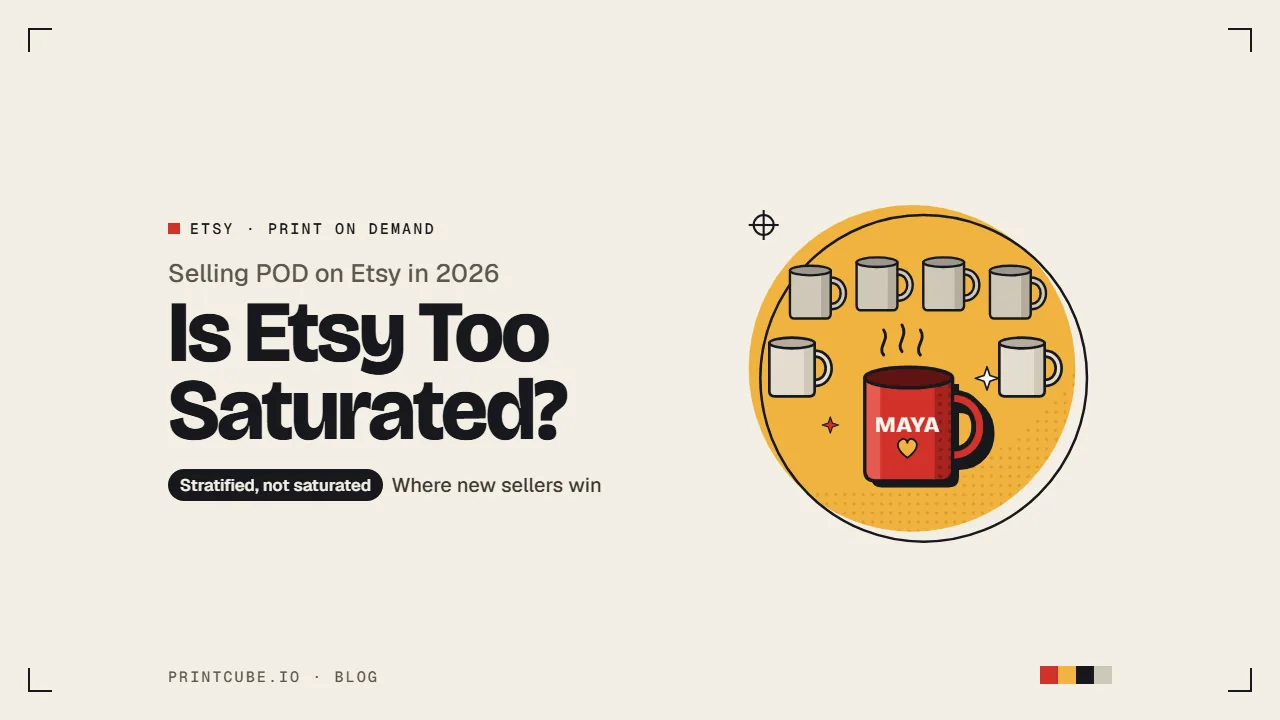 Is Etsy Too Saturated for Print on Demand in 2026?