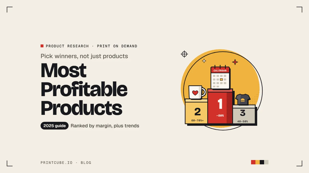 Most Profitable Print on Demand Products