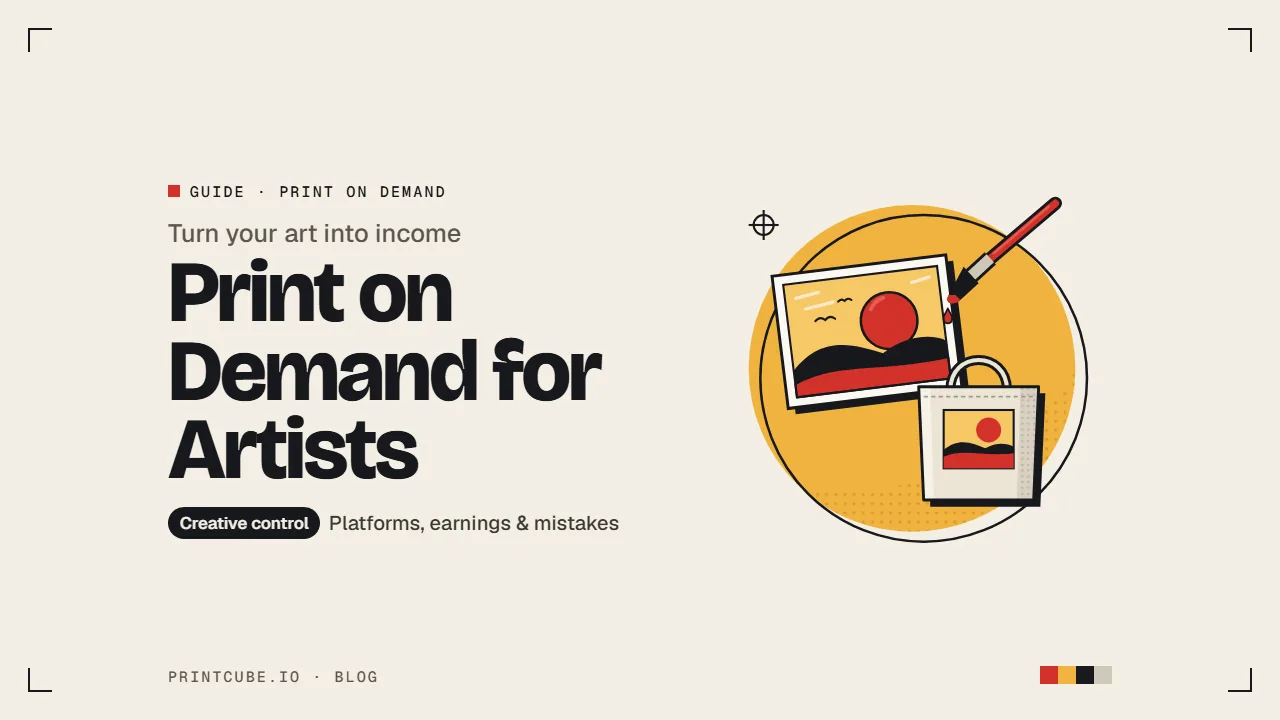 Print on Demand for Artists: Turn Your Art Into Income